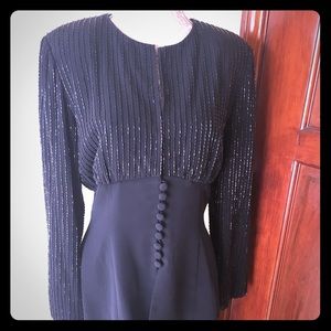 Bob Mackie Two piece sequenced suit